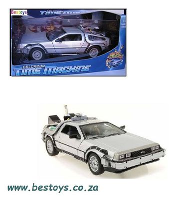 Welly Diecast Model Car 22441 Movie Film Back to the Future 2 Delorean Time Machine 1/24 scale