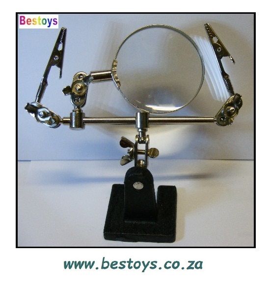 Hobby Helping Hand magnifier &amp; painting decorating stand kits figures figurines watchmaker jewellery modelling accessory