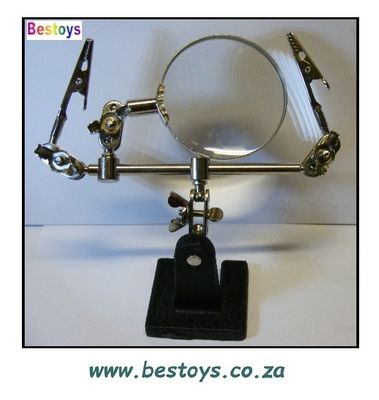 Hobby Helping Hand magnifier &amp; painting decorating stand kits figures figurines watchmaker jewellery modelling accessory