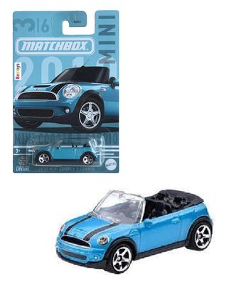 Matchbox Mini series Mini Cooper S Cabrio 2010 1/64 scale