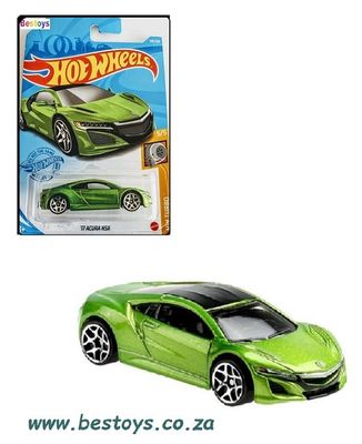 Hotwheels Hot Wheels Diecast Model Car 2021 148/250 Honda Acura NSX 2017 Turbo 1/64 scale