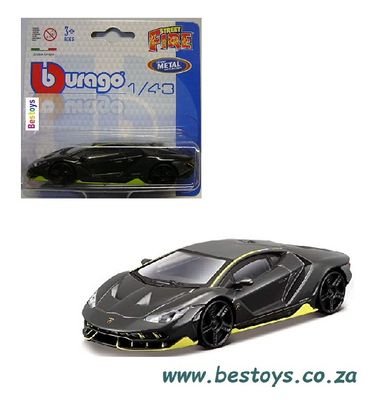 Burago Diecast Model Car Lamborghini Centenario 1/43 scale