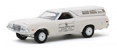 Greenlight Diecast Model Car Hot Pursuit Police Series Ford Ranchero 1972 "Animal Protection" Virginia 1/64 scale