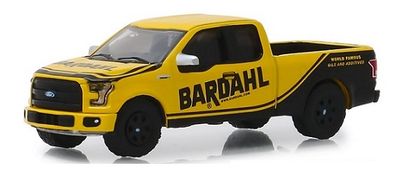 Greenlight Diecast Model Car Running on Empty Ford F 150 F150 Pickup 2017 "Bardahl" 1/64 scale