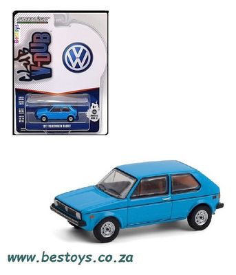 Greenlight Diecast Model Car VDub Series VW Volkswagen Rabbit Golf 1977 1/64 scale