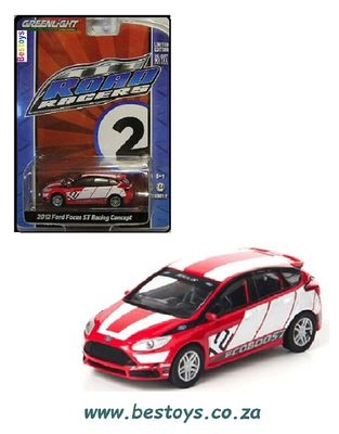 Greenlight Diecast Model Car Road Racers Ford Focus ST Racing Concept 2012 No 12 1/64 scale