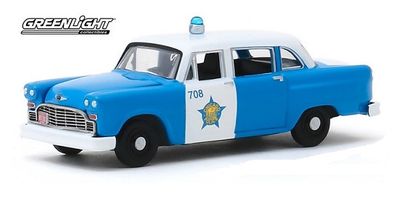 Greenlight Diecast Model Car Hot Pursuit Police Series Checker Marathon 1961 "Chicago Police Department" 1/64 scale