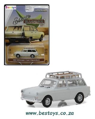 Greenlight Car Estate Wagons VW Volkswagen Squareback T 3 T3 1968 1/64 scale