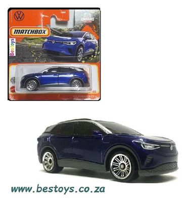 Matchbox Diecast Model Car 2023 44/100 VW Volkswagen EV 4 EV4 Electric 1/64 scale