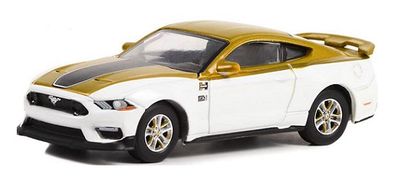 Greenlight Diecast Model Car Running on Empty Ford Mustang Mach 1 2021 Hurst 1/64 scale