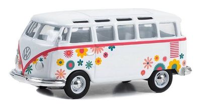 Greenlight Diecast Model Car VDub Series VW Volkswagen Kombi Samba Bus 1964 1/64 scale