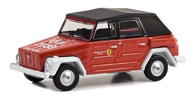 Greenlight Diecast Model Car VDub Series VW Volkswagen Type 181 "Thing" 1969 Fire 1/64 scale