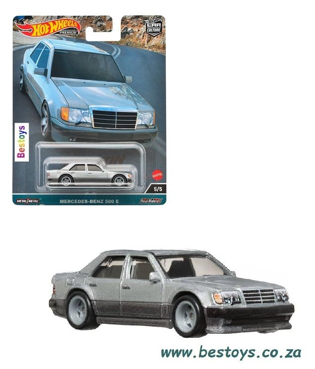 Hotwheels Hot Wheels Diecast Model Car Culture Canyon Warriors Mercedes Benz 500 E 500E 1/64 scale