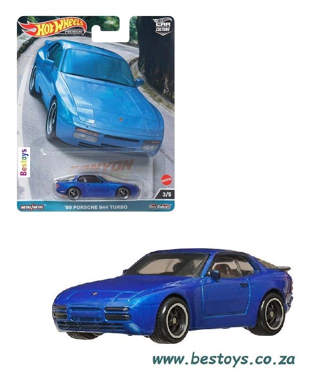 Hot Wheels Car Culture Canyon Warriors Porsche 944 Turbo 1989