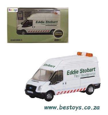 Oxford Diecast Model Car FT021 Ford Transit Van LWB High Roof Eddie Stobart Fleet Maintenance 1/76 OO railway scale