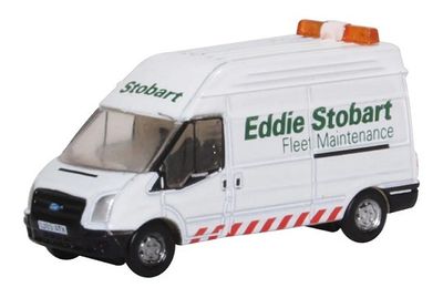 Oxford Diecast Model Car FT021 Ford Transit Van LWB High Roof Eddie Stobart Fleet Maintenance 1/76 OO railway scale