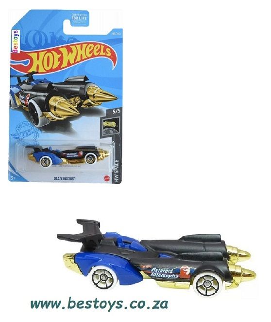 Hotwheels Hot Wheels Diecast Model Car Treasure Hunt 2021 199/250 Ollie Rocket Space