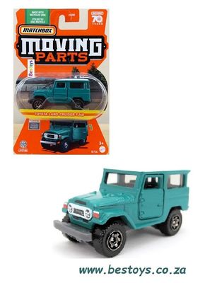 Matchbox Diecast Model Car Moving Parts Toyota Land Cruiser FJ 40 FJ40 70th Anniversary 1/64 scale