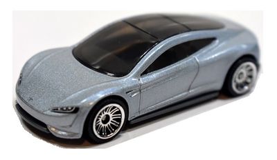 Matchbox Diecast Model Car 2023 91/100 Tesla Roadster 70th Anniv 1/64 scale