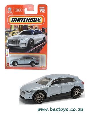 Matchbox Diecast Model Car 2023 1/100 Audi E Tron 70th Anniversary 1/64 scale