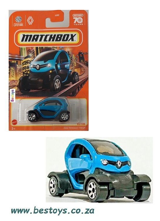 Matchbox Diecast Model Car 2023 82/100 Renault Twizy 2022 70th Anniversary