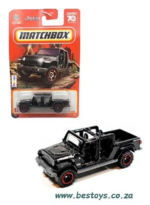 Matchbox Diecast Model Car 2023 41/100 Jeep Gladiator 2020 70th Anniversary 1/64 scale