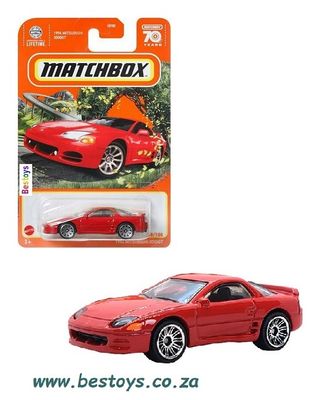 Matchbox Diecast Model Car 2023 68/100 Mitsubishi 3000 GT 3000GT 1994 70th Anniversary 1/64 scale
