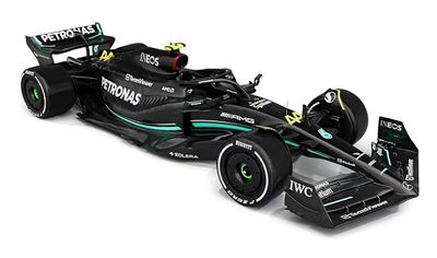 Burago 38080 Formula 1 F1 Mercedes AMG W14 E 2023 GP No 44 Hamilton "Petronas"