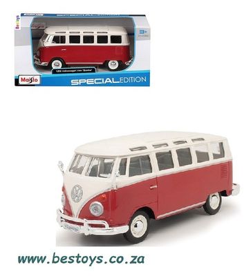 Maisto 31956 VW Volkswagen Kombi Samba Bus 1/25 scale