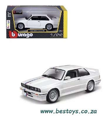 Burago Diecast Model Car 21100 BMW 3 Series M 3 M3 E30 1988 1/24 scale