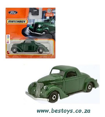 Matchbox Diecast Model Car 2023 62/100 Ford Coupe 1936 1/64 scale