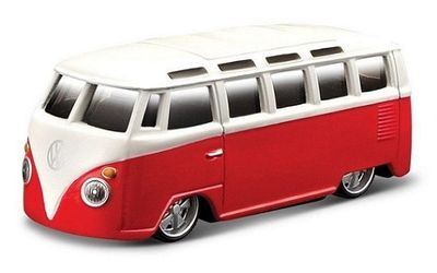 Burago Model Car VW Volkswagen Kombi Samba Bus 1/64 scale