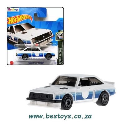 Hotwheels Hot Wheels Diecast Model Car 2023 4/250 Ford Escort RS 2000 RS2000 Retro Racers 1/64 scale