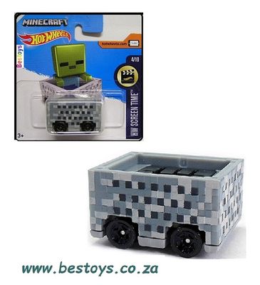 Hotwheels Hot Wheels Diecast Model Car 2017 24/365 XBox Gaming Minecraft Minecar