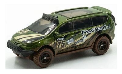 Hotwheels Hot Wheels Diecast Model Car 2023 88/250 Chrysler Pacifica No 75 Mud Studs 1/64 scale