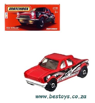Matchbox Diecast Model Car Power Grab 2022 47/100 Push N Puller 1/64 scale