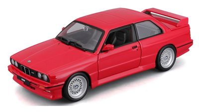 Burago Diecast Model Car 21100 BMW 3 Series M 3 M3 E30 1988 1/24 scale