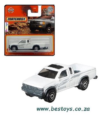 Matchbox Diecast Model Car 2022 17/100 Nissan Hardbody D21 Pickup 1995 1/64 scale