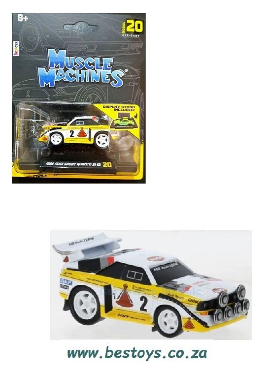Maisto Muscle Machines Audi Quattro Sport S1 E2 1986 No 2 1/64 scale