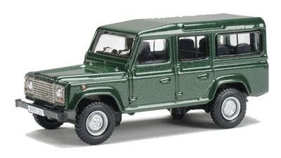 Oxford Diecast Model Car DEF001 Land Rover Defender 110 Stationwagon OO 1/76 railway scale