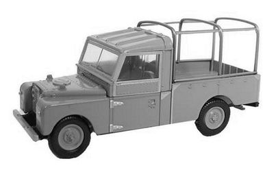 Oxford Diecast Model Car LAN1109001 Land Rover Series I with railings OO 1/76 railway scale