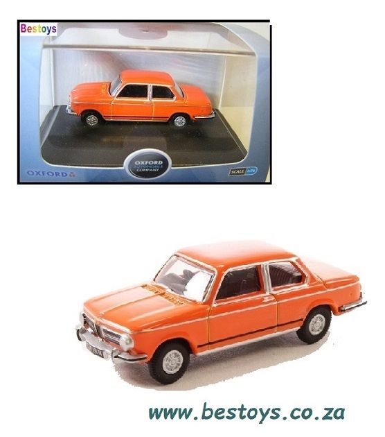 Oxford Diecast Model Car BM02001 BMW 2002 1/76 OO railway scale