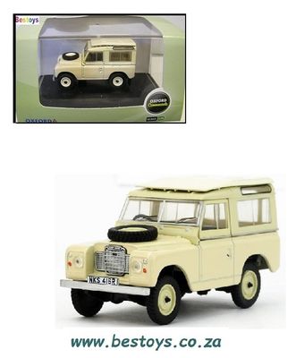 Oxford Diecast Model Car LR3S001 Land Rover Series III 3 Stationwagon SWB OO 1/76 railway scale