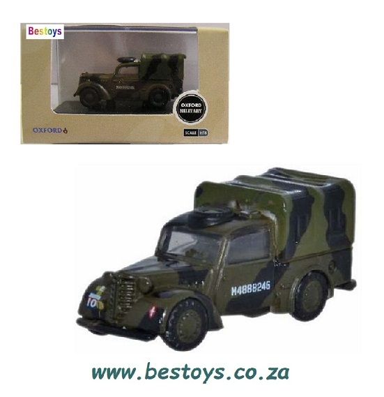 Oxford Diecast Model Car TIL001 Austin Tilly Van Military 9th Survey Reg. Military 1/76 OO railway scale