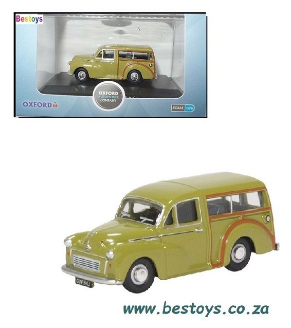 Oxford Diecast Model Car MMT010 Morris Minor Traveller Woody 1/76 OO railway scale