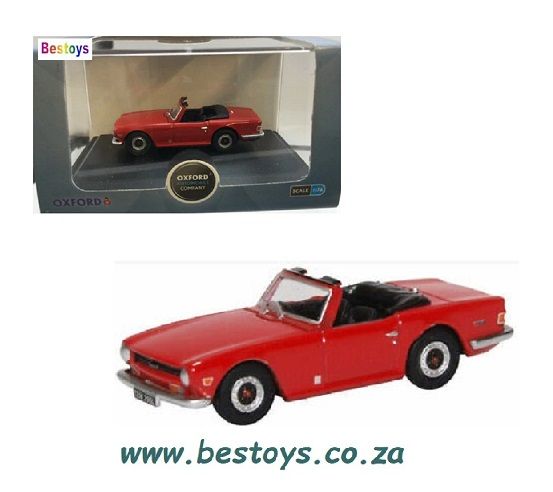 Oxford Diecast Model Car TR6002 Triumph TR 6 TR6 1/76 OO railway scale