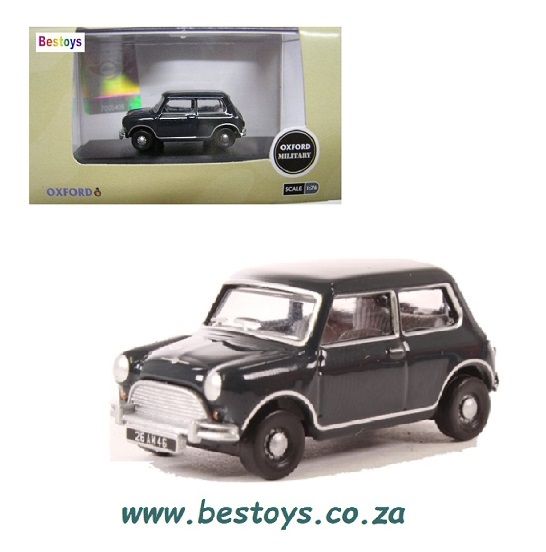 Oxford Diecast Model Car MN007 Mini Cooper RAF Royal Air Force Military 1/76 OO railway scale