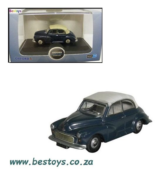 Oxford Diecast Model Car MMC004 Morris Minor Softtop 2 door 1/76 OO railway scale