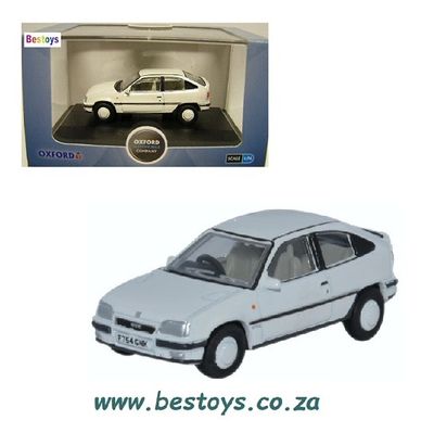 Oxford Diecast Model Car VX001 Vauxhall Astra Mk II Opel Kadett GTE 1/76 OO railway scale