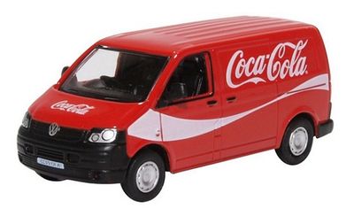 Oxford Diecast Model Car VT5V003CC VW Volkswagen T 5 T5 Panelvan "Coca Cola" 1/76 OO railway scale